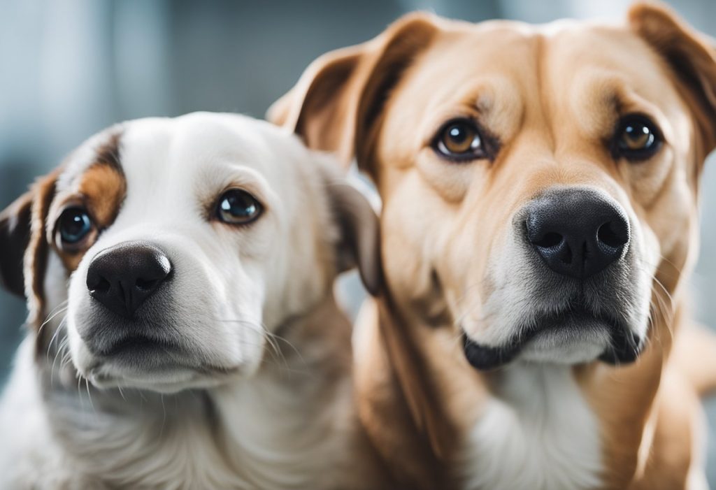 two sweet dogs